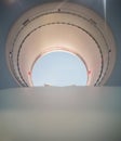 PET/CT Machine round hole. Positron emission tomographyÃ¢â¬âcomputed tomography Royalty Free Stock Photo